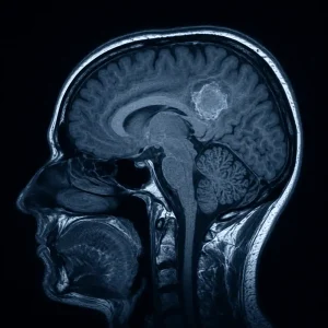 Cerebro con Oligodendroglioma